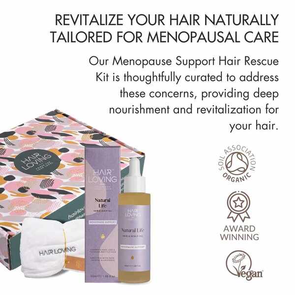 Hair Loving Menopause Hair Rescue Kit 50ml, UK version
