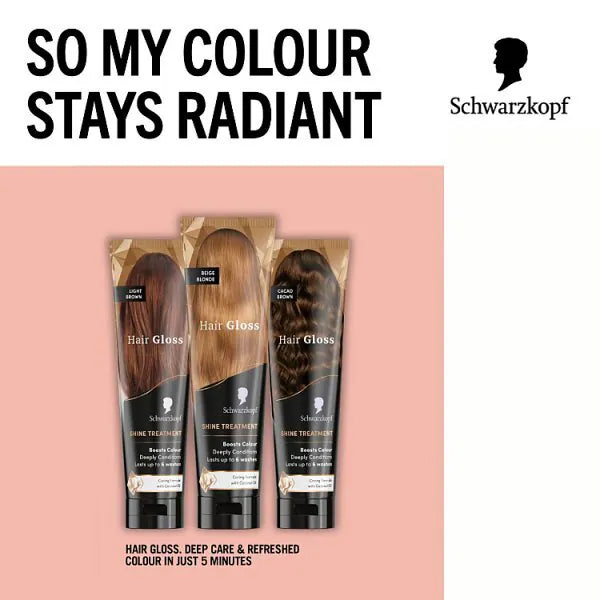 Schwarzkopf Hair Gloss Light Brown 150ml
