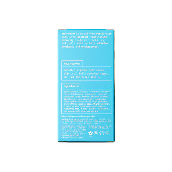 Starface Star Cream face moisturizer 50ml (British brand)