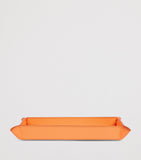 Smythson small leather panama rectangular trinket tray (British brand)
