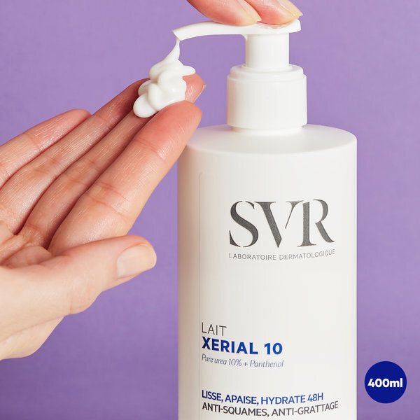 SVR Xerial 10 Urea Body Moisturiser 400ml (British brand)