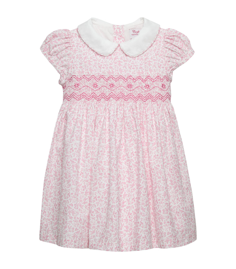 Trotters Cotton Catherine infant dress for 3-24 months (British brand)