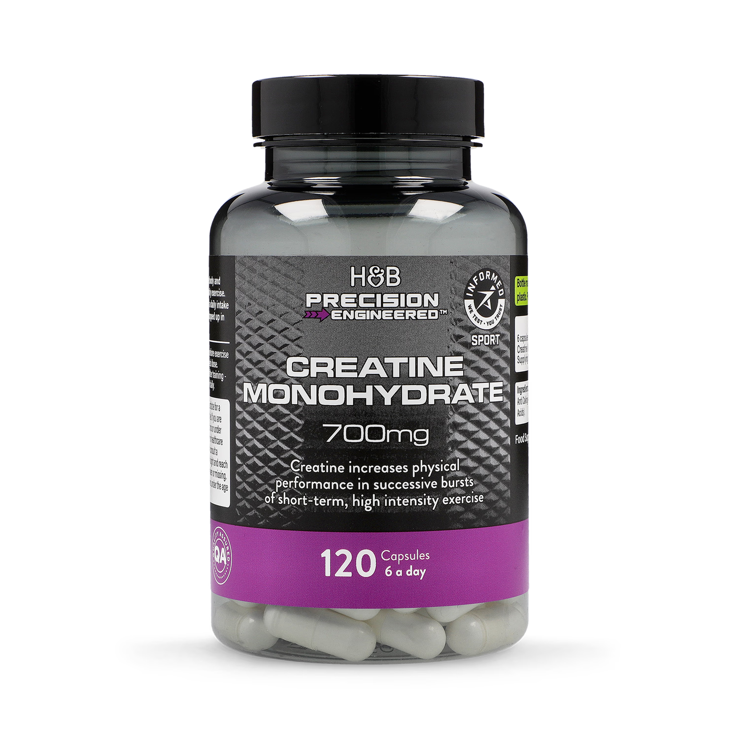 Creatine Monohydrate Capsules 700mg, 240 Count