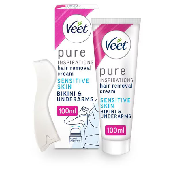 Veet Pure hair removal cream 100ml (British brand)