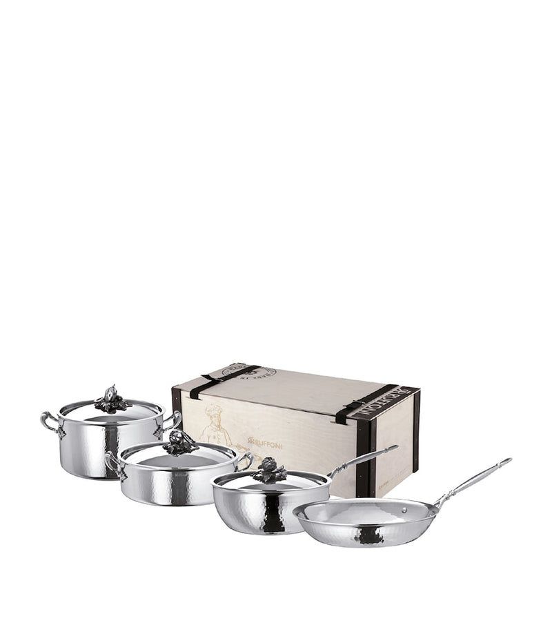 Ruffoni 4-Piece Opus Prima Cookware Set