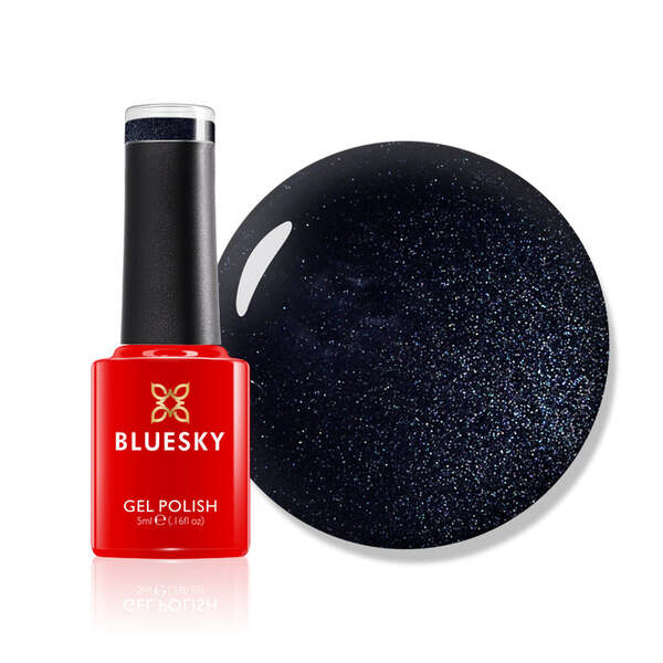 Bluesky gel polish mini Overtly Onyx black imported from the UK