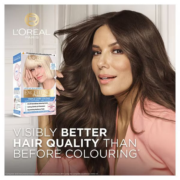 L'Oreal Paris Excellence Pure Blonde hair dye, UK version
