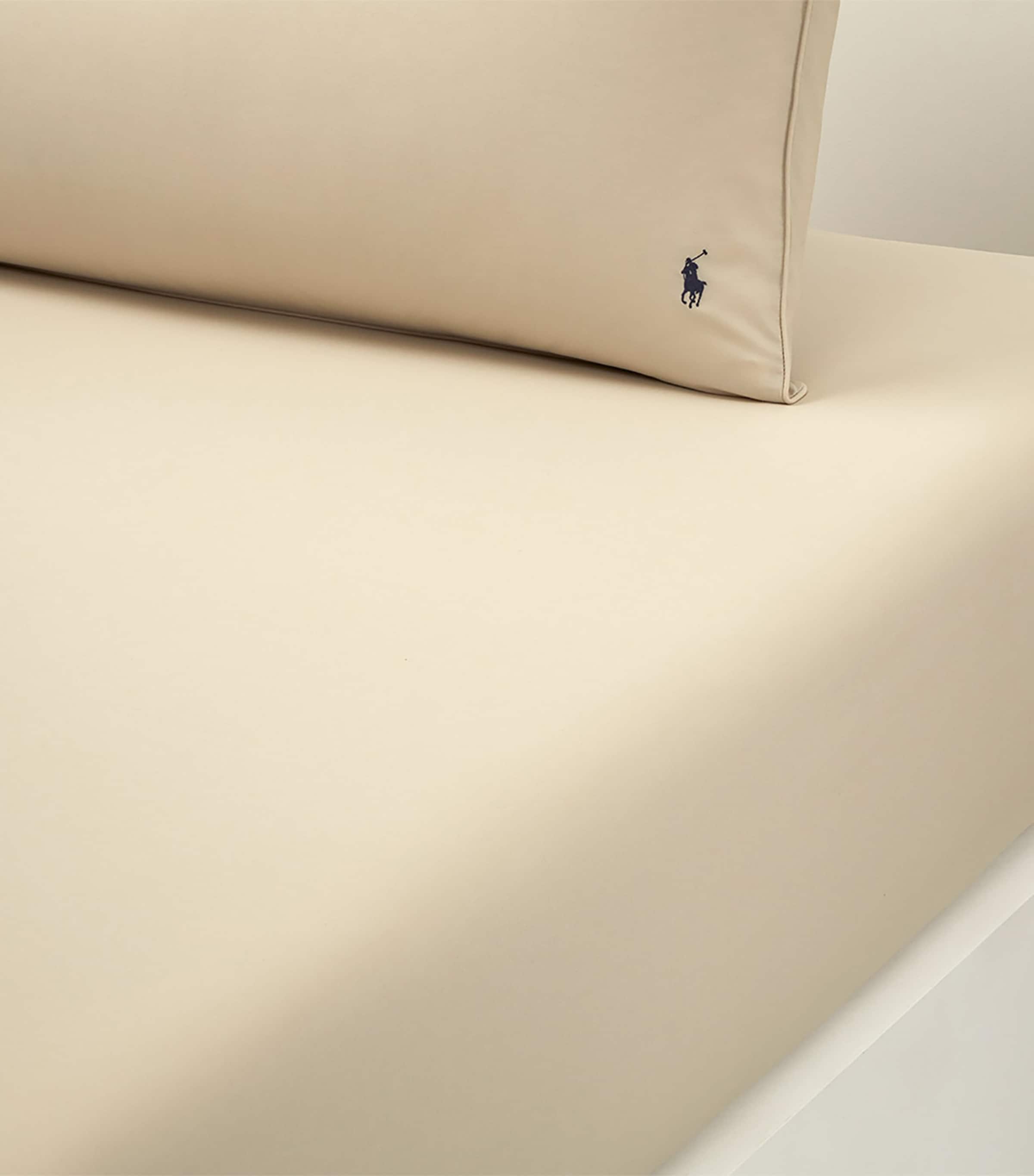 Ralph Lauren Cotton Player Euro King fitted sheet, imported from the UK