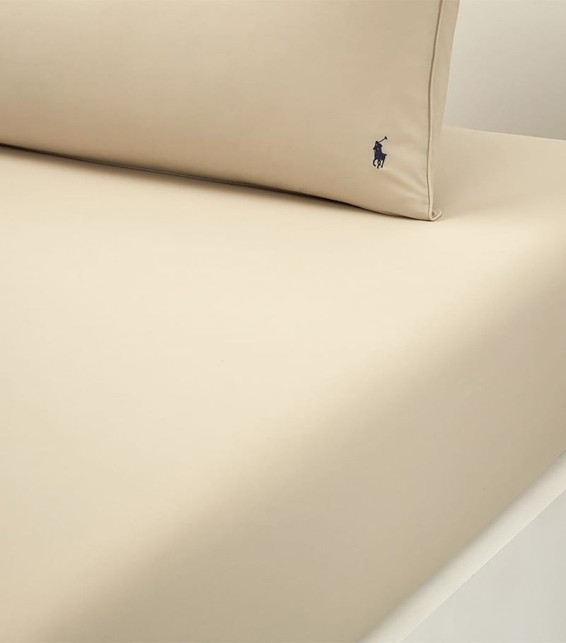 Ralph Lauren Cotton Player Euro King fitted sheet, imported from the UK