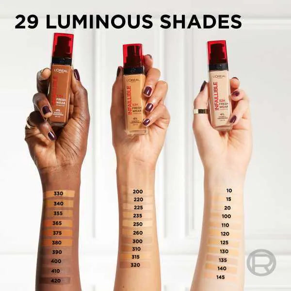 L'Oreal Paris Infallible Foundation 32H Fresh Wear shade 10 UK version