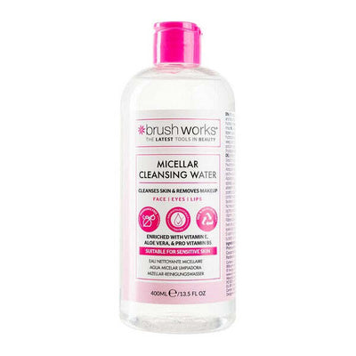Brushworks Micellar Cleansing Water Makeup Remover 400ml