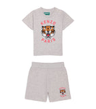 Kenzo Kids Cotton Tiger Graphic T-Shirt and Shorts Set 6 Months-4 Years, UK version