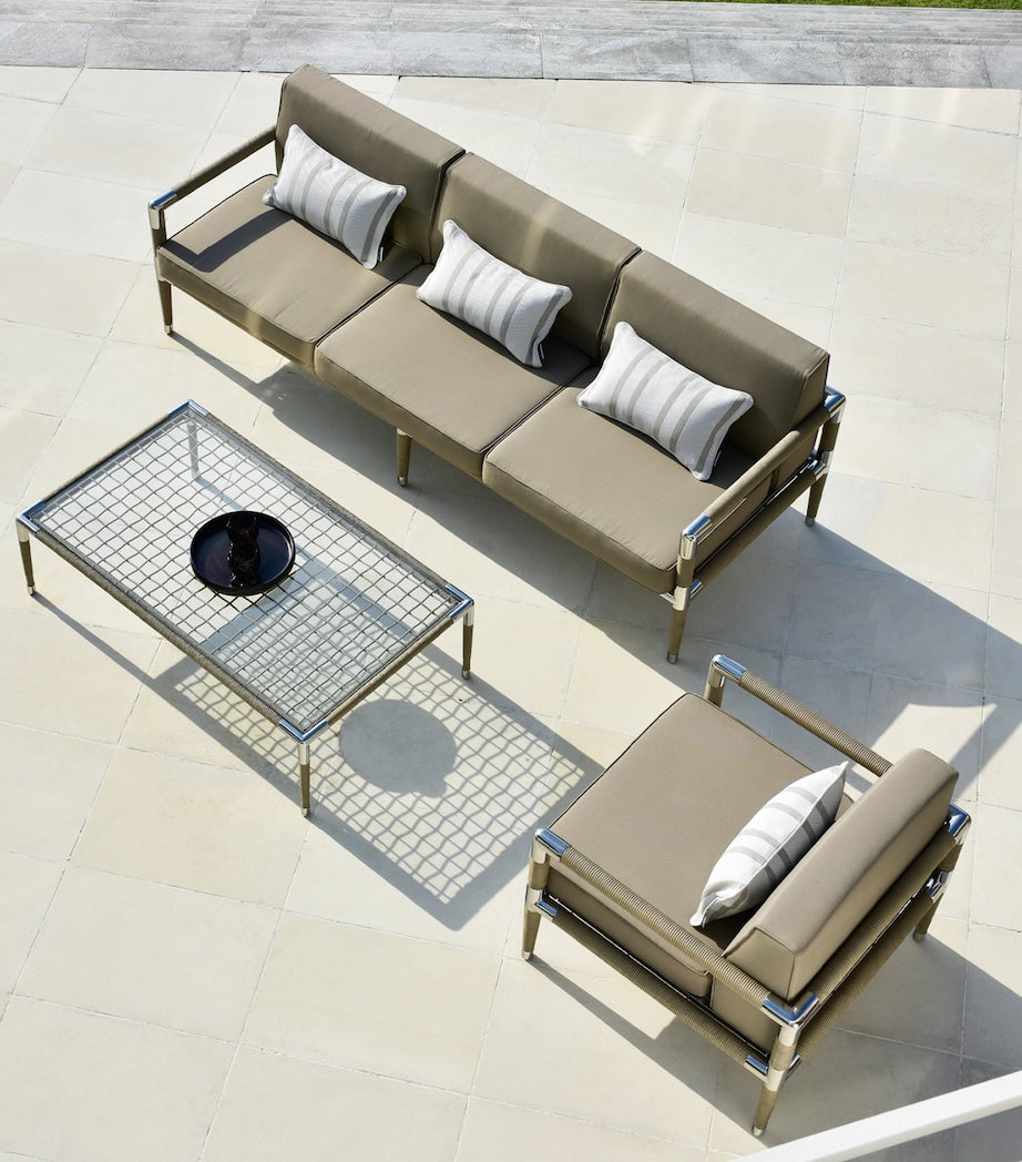 Indian Ocean Marina outdoor 3-seater sofa, UK version