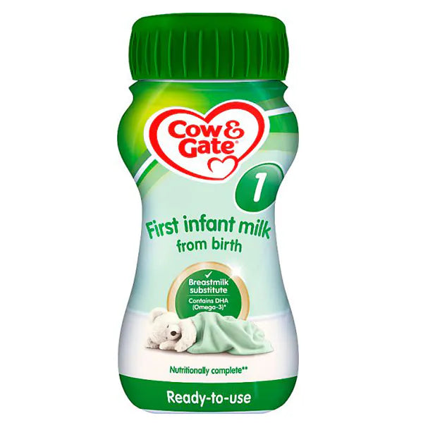 Cow & Gate First Baby Milk Formula Liquid 200ml - British product
