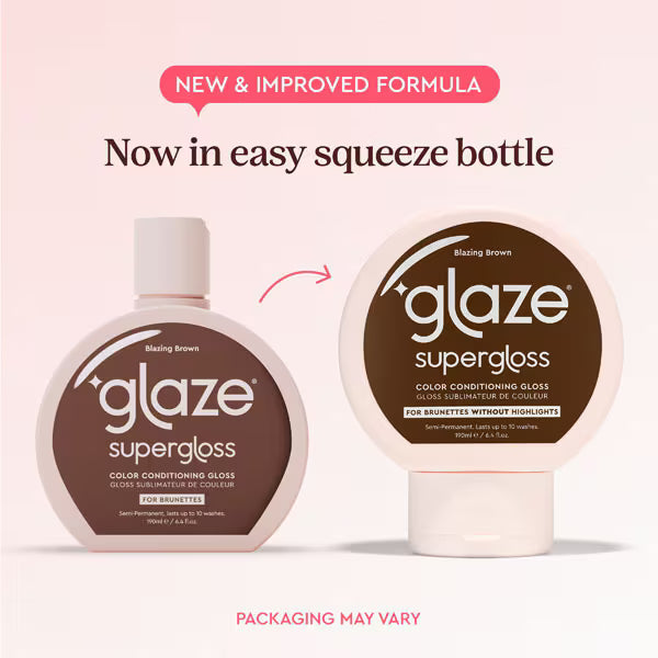 Glaze hair gloss Blazing Brown 190ml, UK version