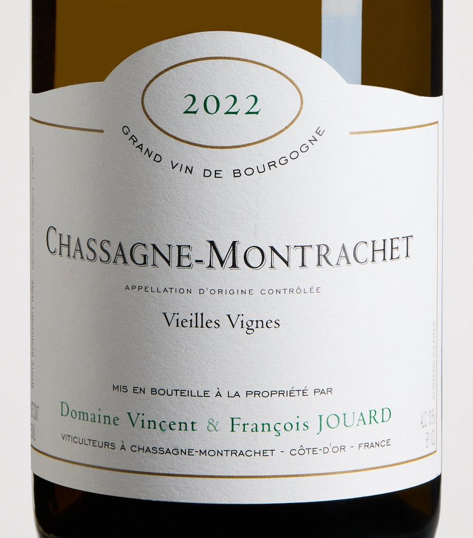 Domaine Vincent & François Jouard Chassagne-Montrachet Vieilles Vignes 2022 white wine 75cl - British product