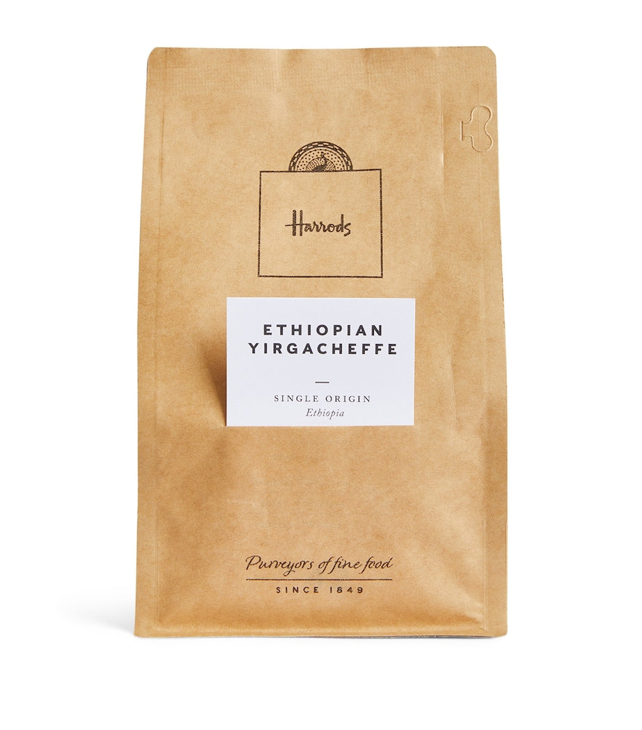 Harrods Ethiopian Yirgacheffe coffee beans 250g, UK version