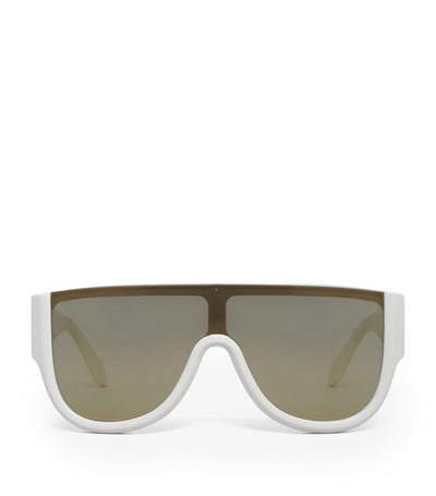 Alaïa Square Sunglasses with Oversized Frame