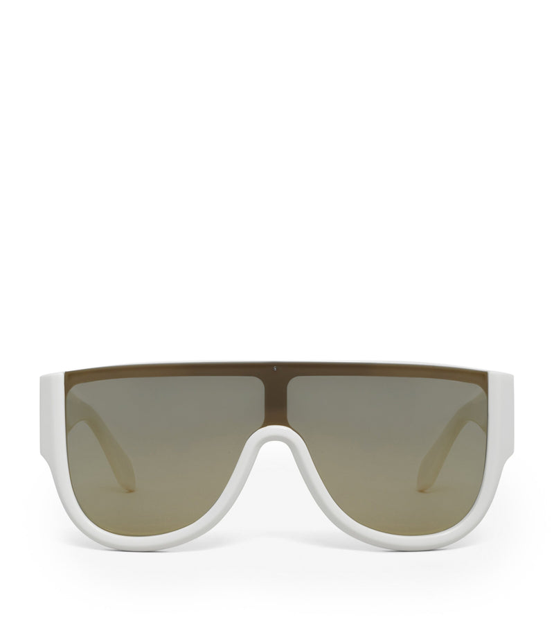 Alaïa square sunglasses with oversized frame - British product