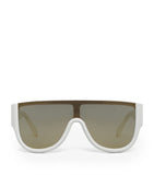 Alaïa square sunglasses with oversized frame - British product