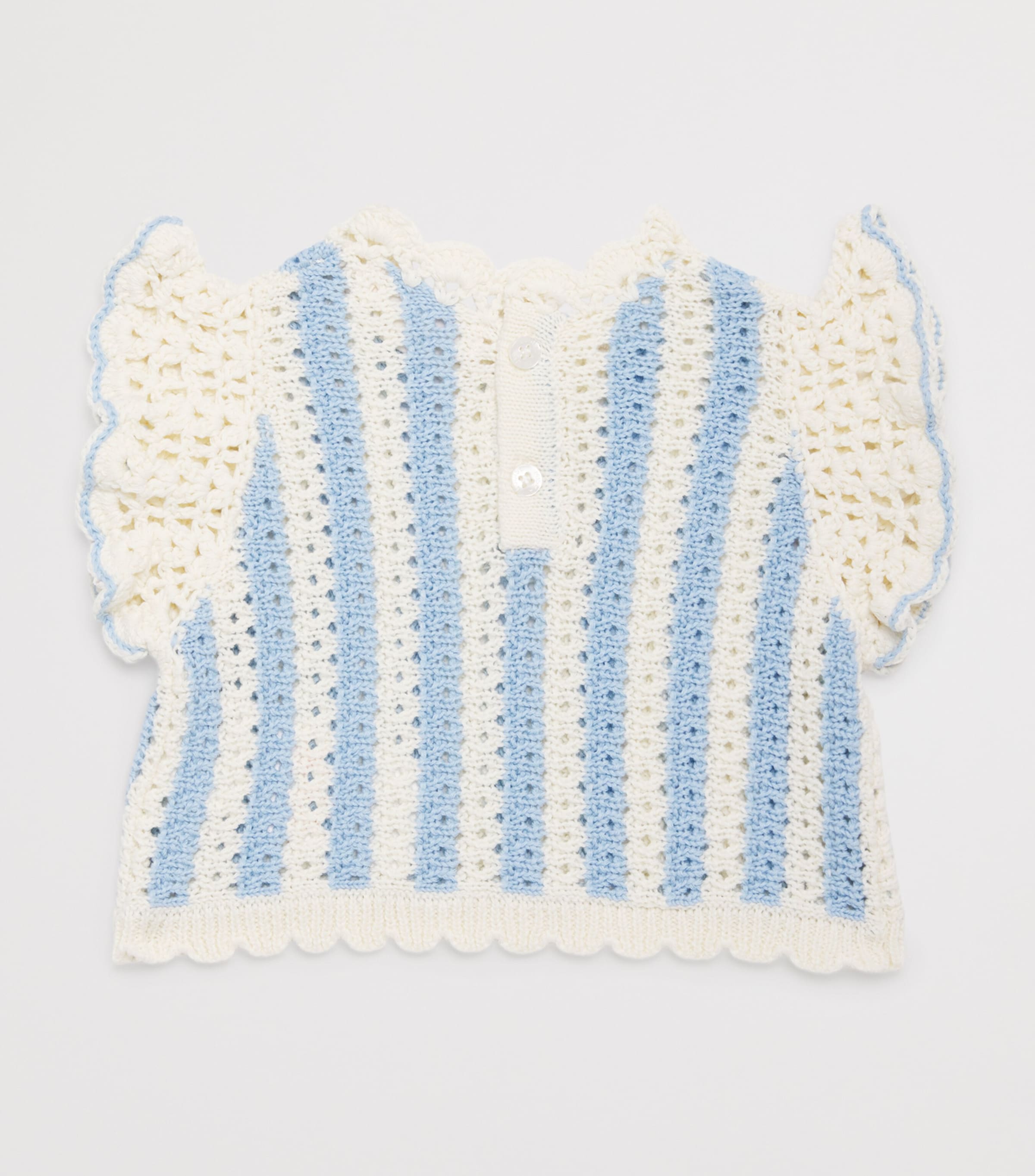 Louise Misha cotton crochet Lyse top 6-24 months, UK version