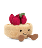 Jellycat Amuseables Fleurette Tarte Aux Fraises soft toy 11cm, UK version