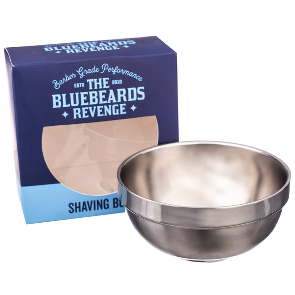 Bluebeards Revenge stainless steel shaving bowl - British product