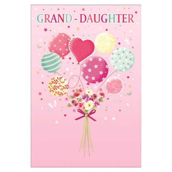 Simon Elvin Grand Daughter Card pack of 6 (British brand)