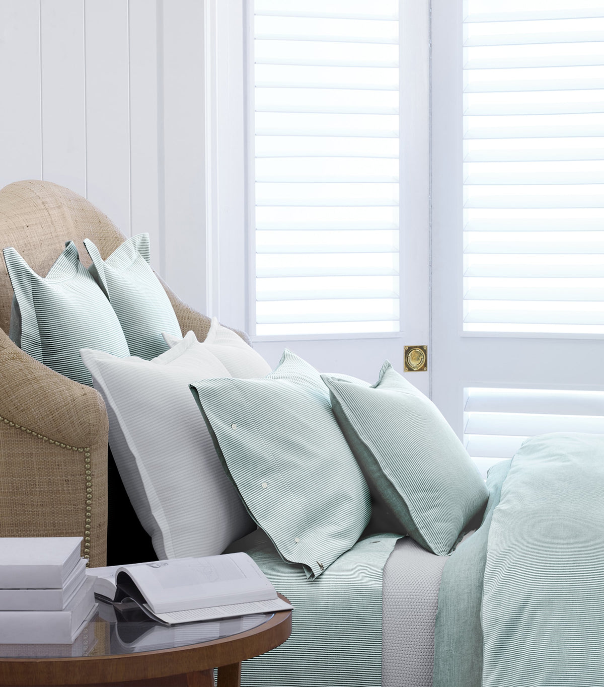 Ralph Lauren Oxford Evergreen pillowcase 50cm x 75cm, imported from the UK