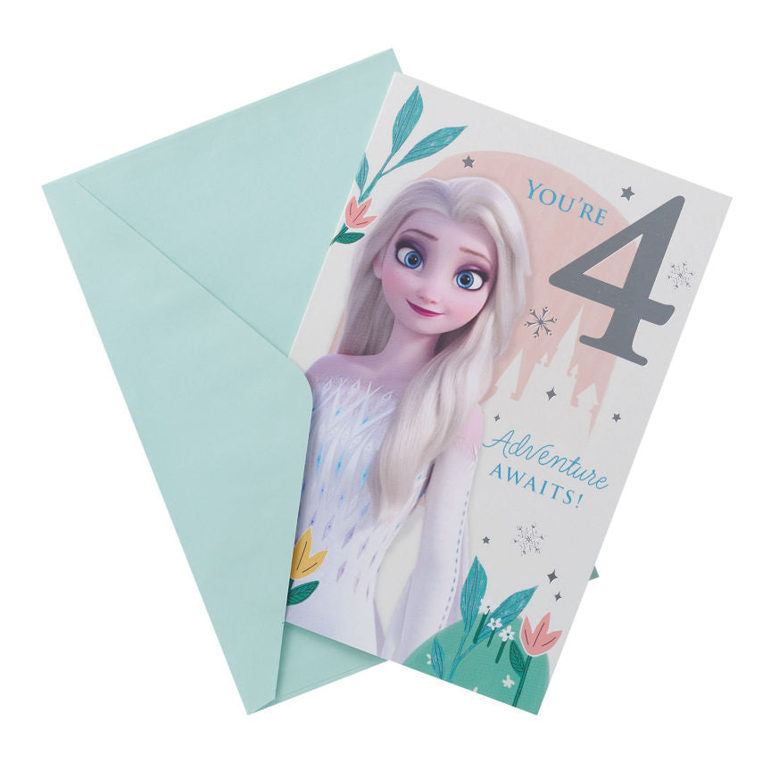 Disney Frozen 4th Birthday Card - McGrocer