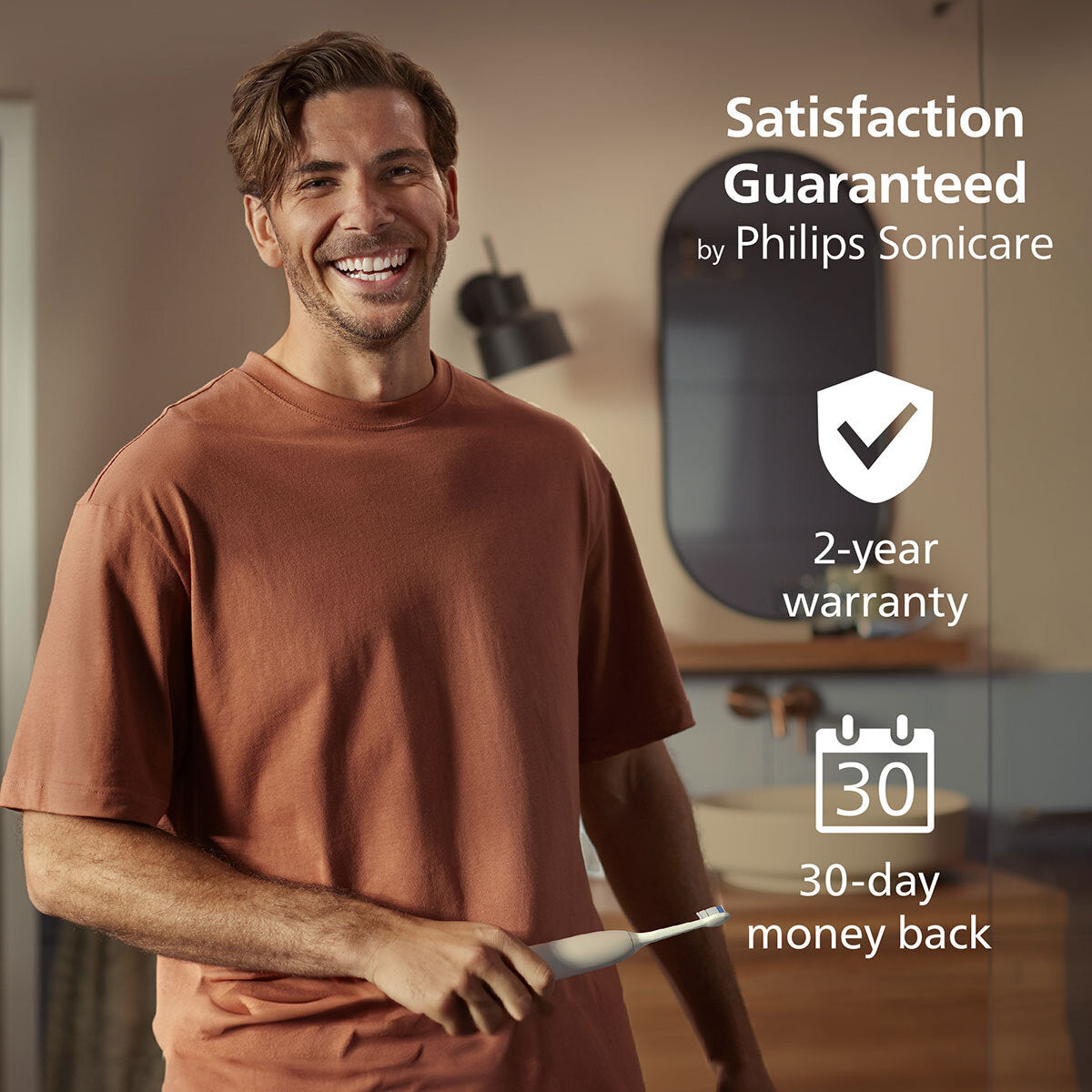 Philips Sonicare 6500 Series Electric Toothbrush, Dual Pack in Black & White, HX7419/01 - McGrocer