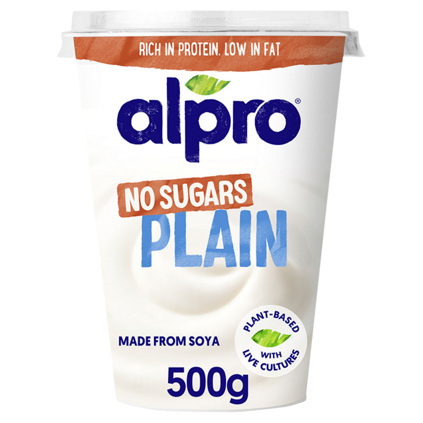 Alpro Plain No Sugars Yoghurt Alternative - McGrocer