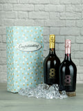 Le Bon Vin Prosecco Vintage 8 Secco gift box 2x 750ml, UK version