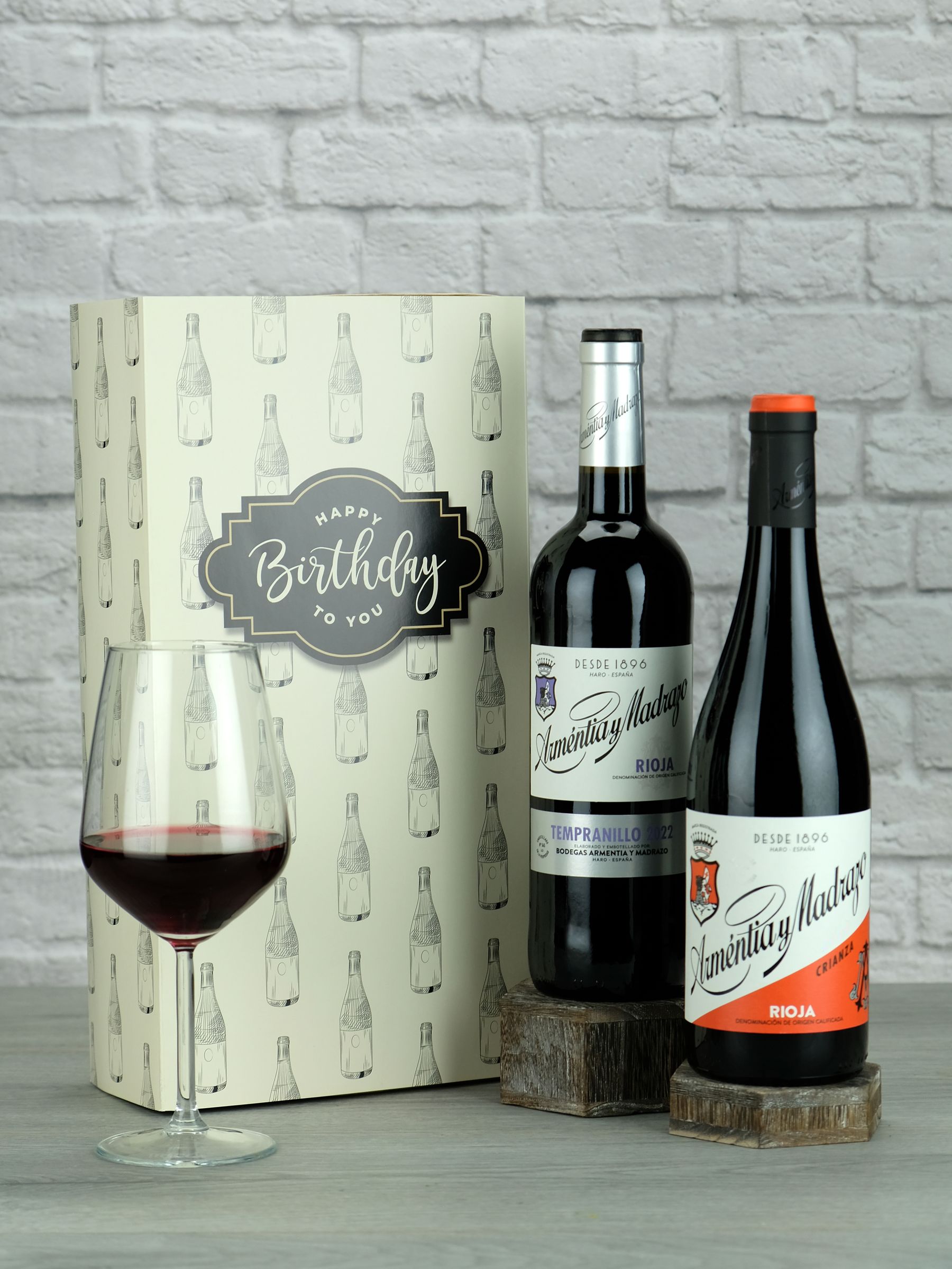 Le Bon Vin Rioja wine gift box 2x 750ml, UK version