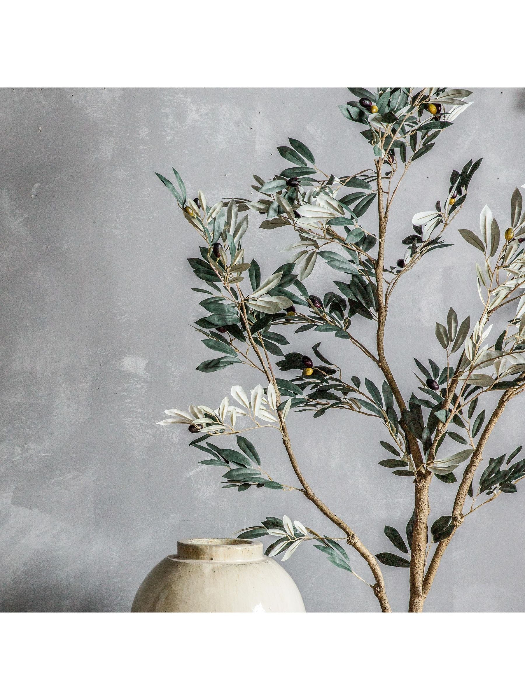 Gallery Home medium artificial olive tree in pot, UK version