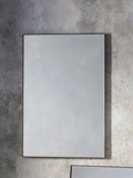Gallery Home bronze macey rectangle mirror 90cm x 60cm, UK version