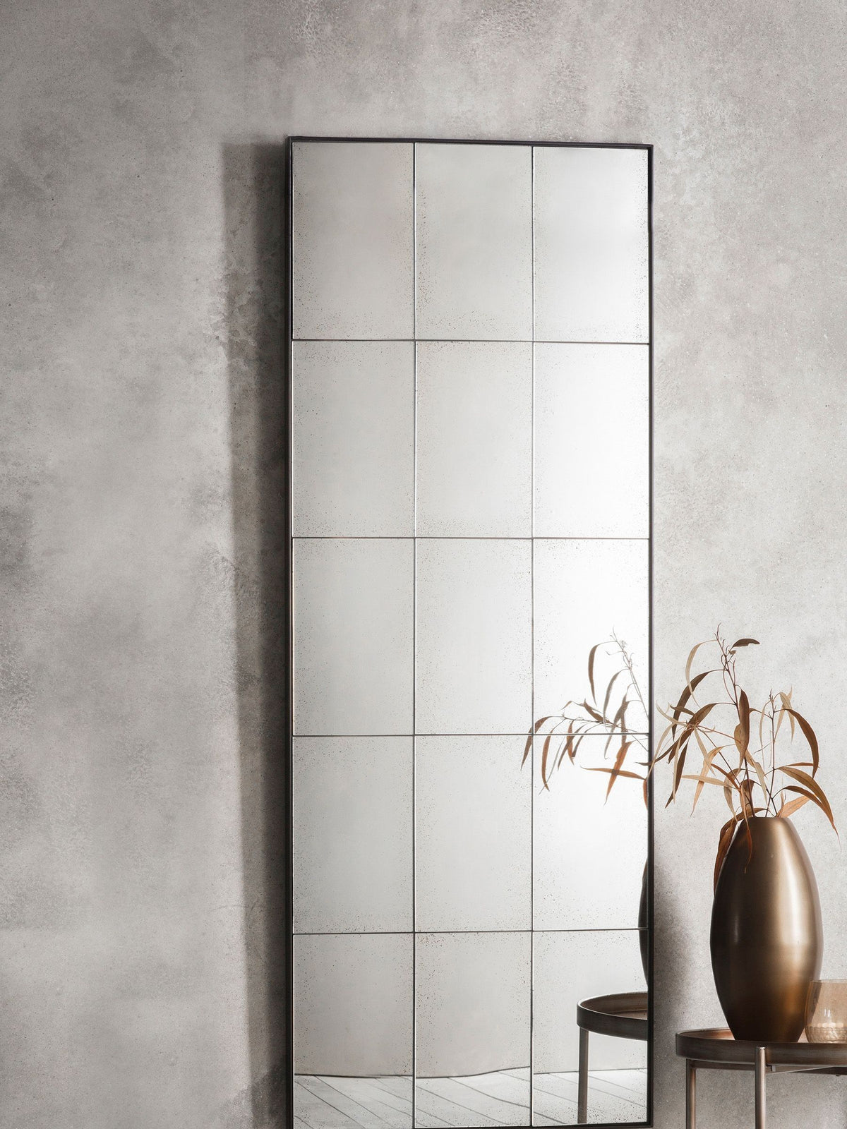 Gallery Home Brown Liea Rectangle mirror, UK version