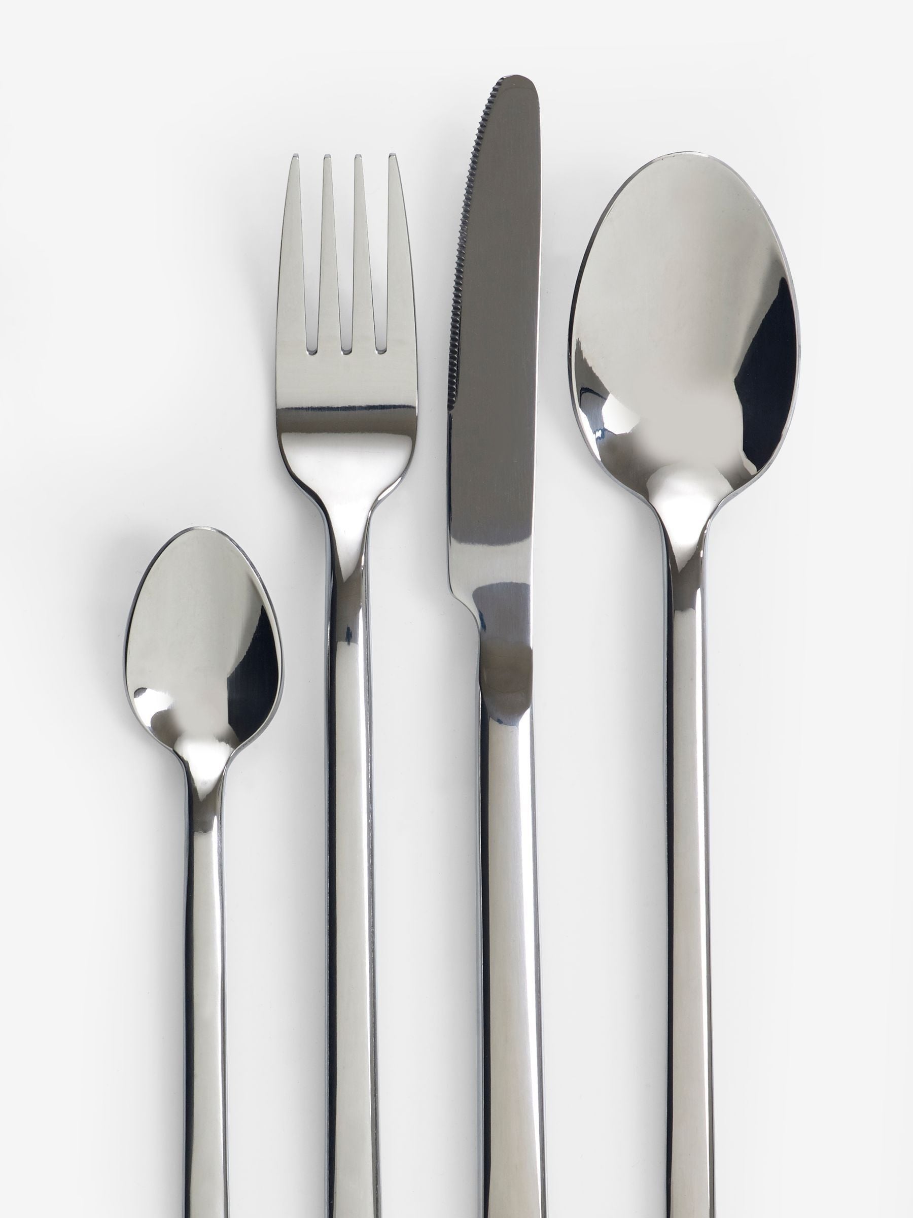 Silver 24pc Kensington Stainless Steel Cutlery Set