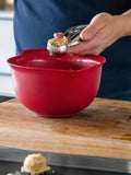 KitchenAid set of 3 red mixing bowls, UK version