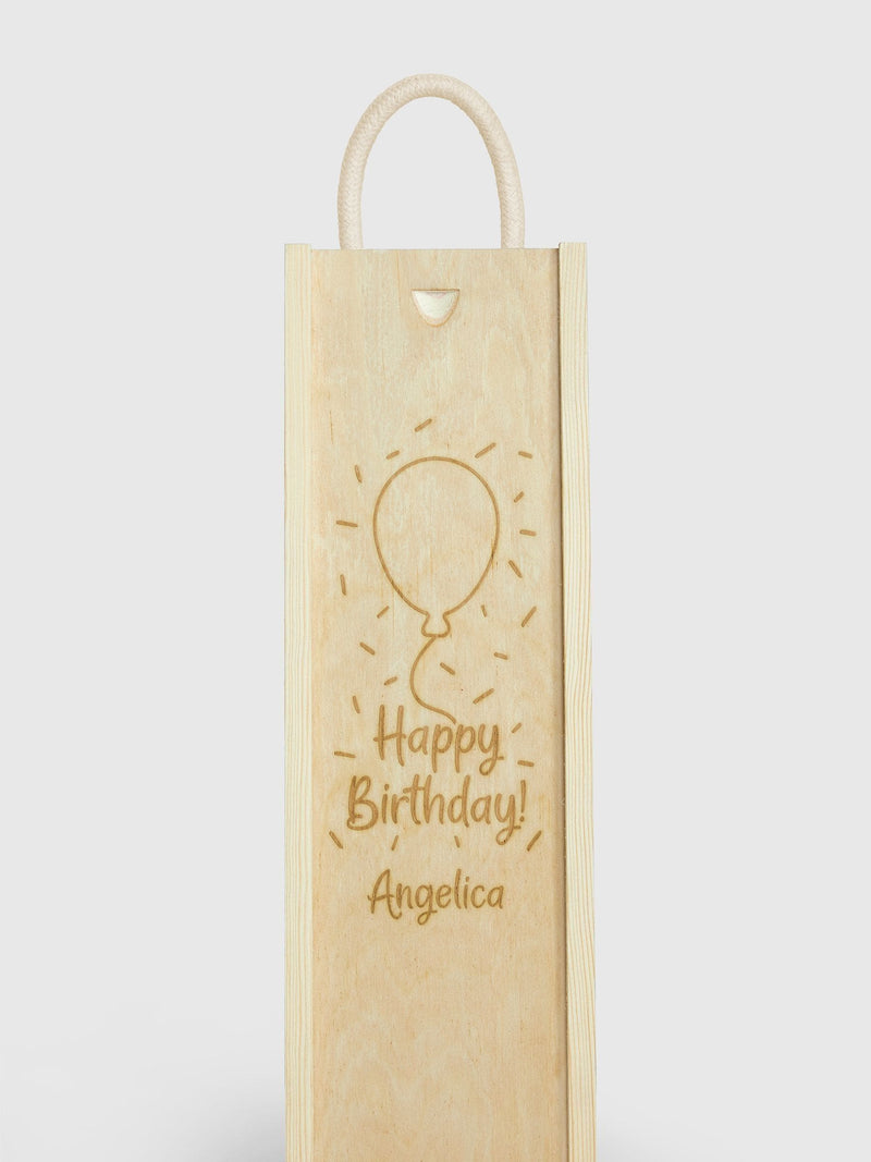 Gifted Drinks personalised red wine gift box, imported from the UK
