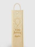 Personalised Happy Birthday Gift Box With Red Wine by Gifted Drinks