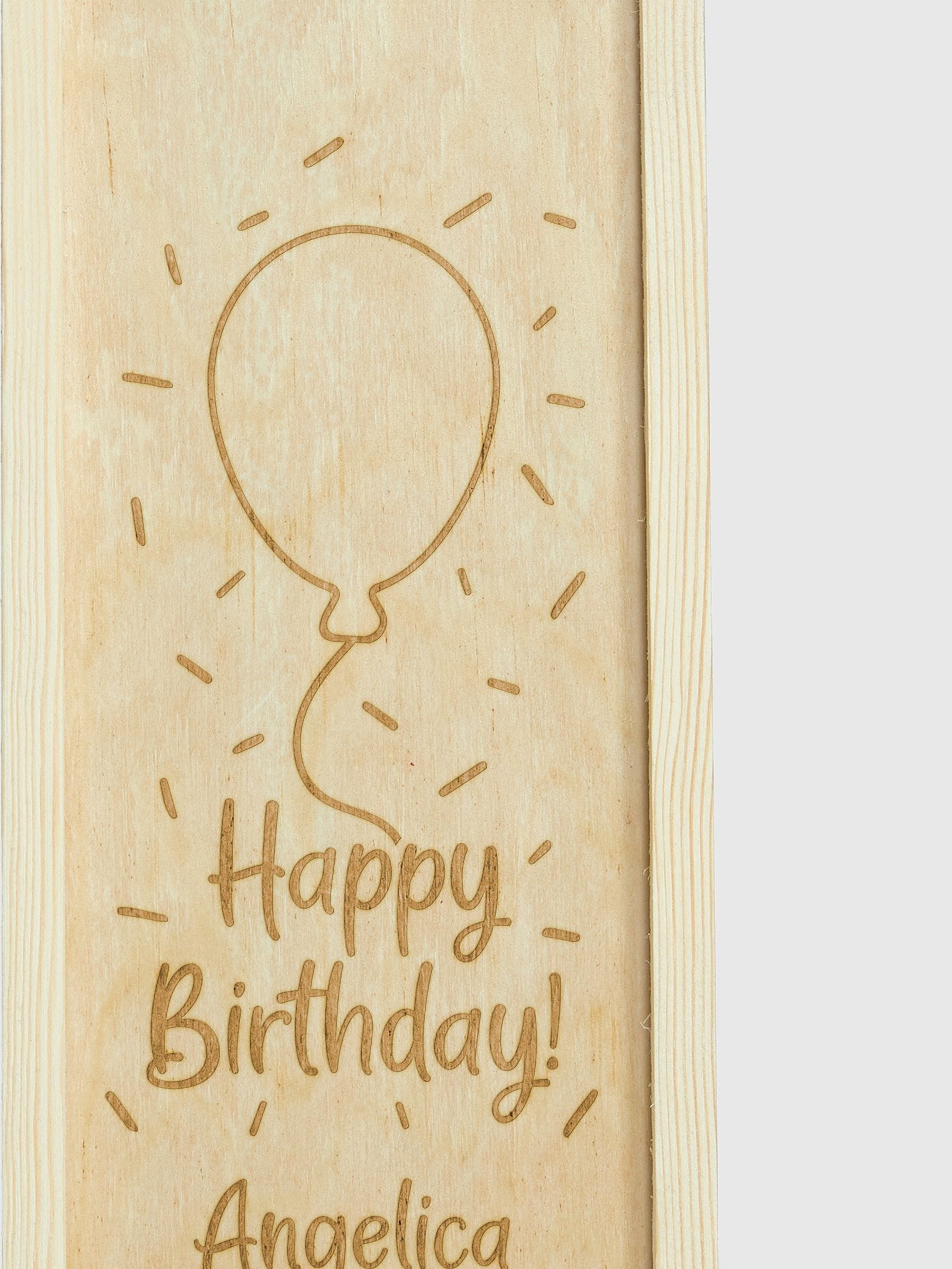 Absolut Vodka personalised happy birthday gift box, imported from the UK