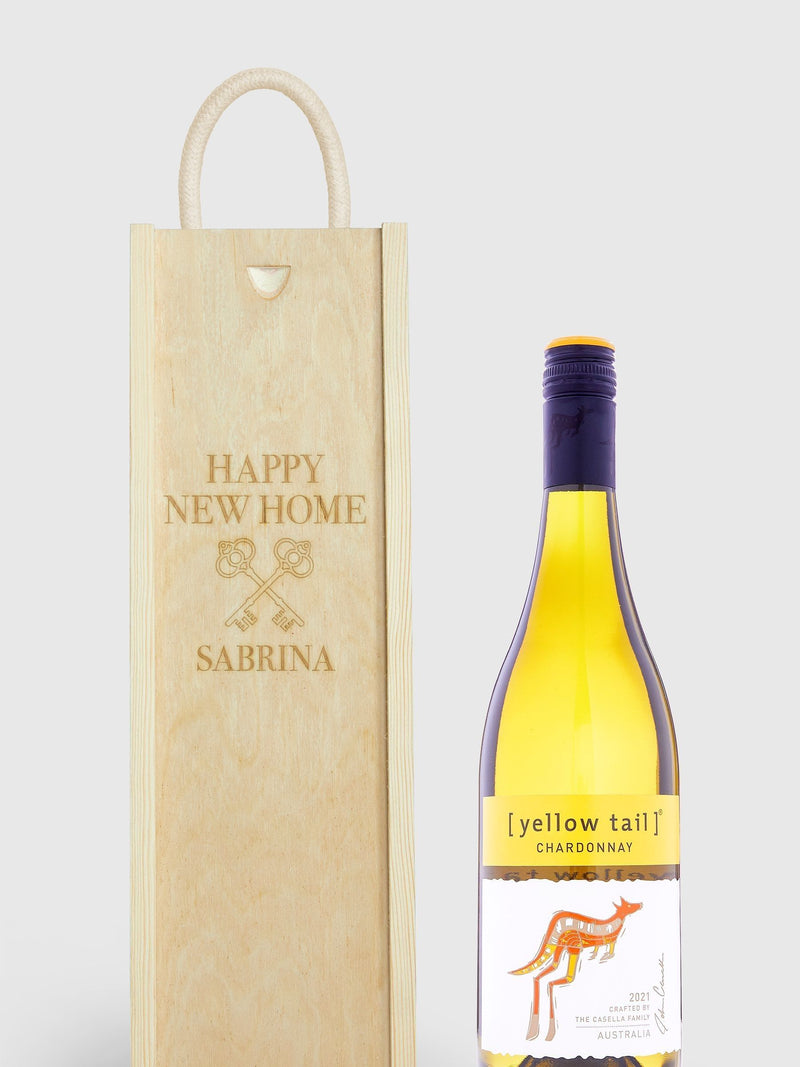 Gifted Drinks rose wine gift box with personalised message, imported from the UK