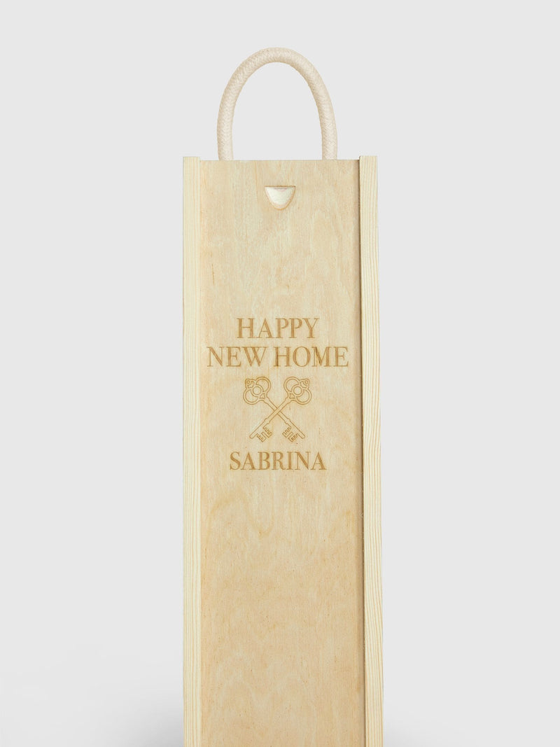 Gifted Drinks rose wine gift box with personalised message, imported from the UK