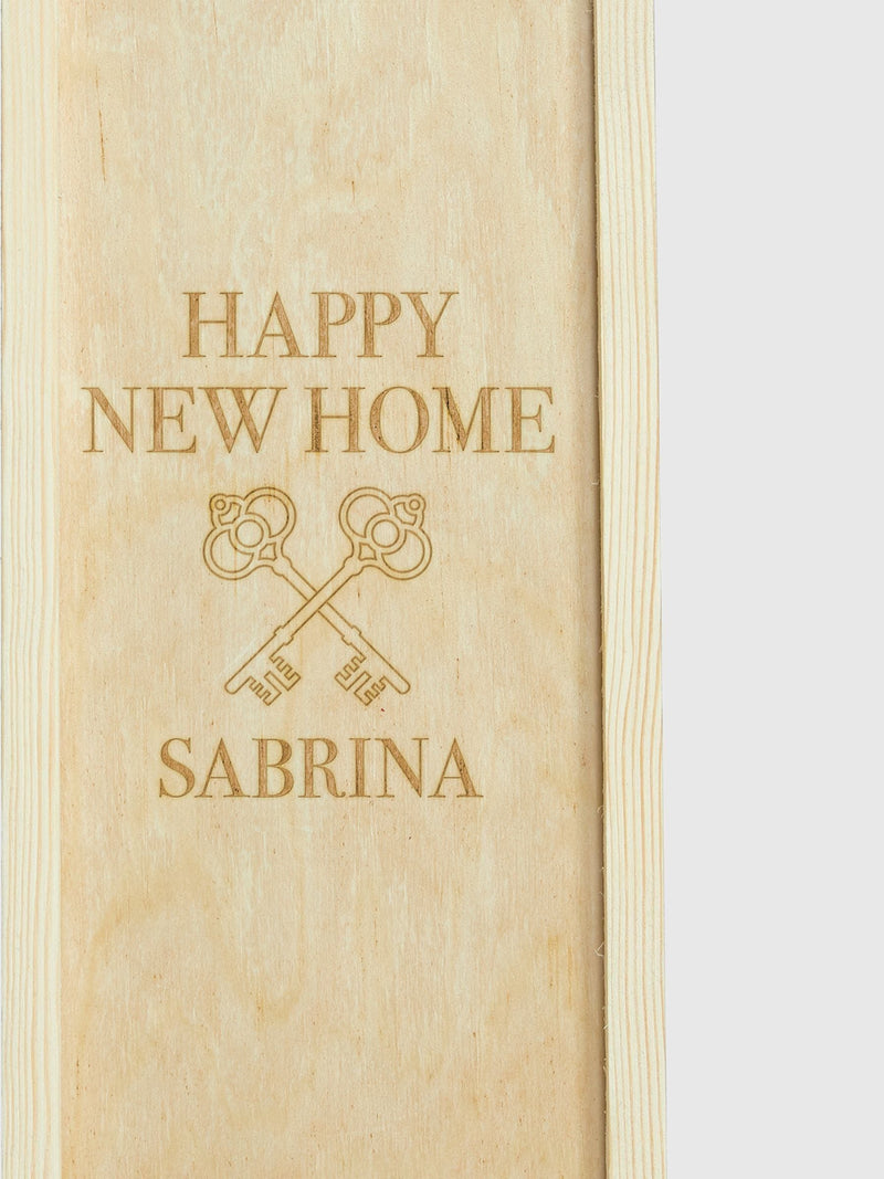 Gifted Drinks rose wine gift box with personalised message, imported from the UK
