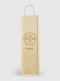 Personalised Merry Christmas Gift Box with White Wine by Gifted Drinks
