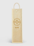 Personalised Merry Christmas Gift Box with White Wine by Gifted Drinks