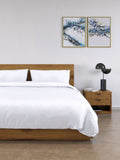 Panda white bamboo hypoallergenic bedding set, imported from the UK
