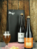 Le Bon Vin Belgian beer twin pack gift 2x 750ml bottles, UK version