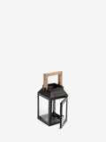 Black Bronx Metal Mini Lantern Candle Holder